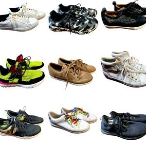 Bulk Men’s Women’s Tennis Athletic Shoe Lot Of 9 Name Brand Wholesale Reseller